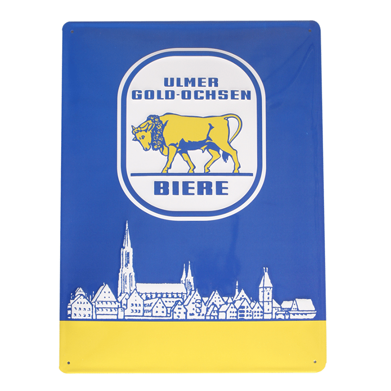 Emaille-Schild Brauerei Ulm